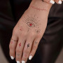 BETESSIN 3Pcs Tatouages Éphémères Faux Tatouage Tatouages Temporaire Flash Tatoo 19,5x14cm Femme pour Visage Corps Main
