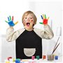 BETESSIN Tablier Peinture Enfant Blouse Manches Longues Imperméable avec Poche pour l'École Activités Peinture Cuisine Nourrissa