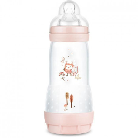 MAM Biberon Easy Start / Anti-Colique Nature - 320ml - Blush - Tétine Débit 3 - 21,99 €