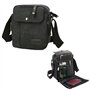 Itoda Sac à bandoulière multifonctionnel Toile Sac à bandoulière Portable Fermeture Éclair Sac à dos Sling Bag Lot léger extérie