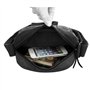 Itoda Sac à bandoulière multifonctionnel Toile Sac à bandoulière Portable Fermeture Éclair Sac à dos Sling Bag Lot léger extérie