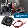 Be In Your Mind Lot de 2 ventilateurs de refroidissement 5 V 4010 CC à micro-roulement hydraulique sans balais 40 x 40 x 10 mm a