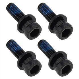 Be In Your Mind 4 Pièces M6x18mm Boulons d'étrier de VTT Vélo Boulons d'adaptateur d'étrier de Frein à Disque Hydraulique Compat
