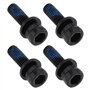 Be In Your Mind 4 Pièces M6x18mm Boulons d'étrier de VTT Vélo Boulons d'adaptateur d'étrier de Frein à Disque Hydraulique Compat