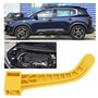 Be In Your Mind Poignée de verrouillage de capot de voiture compatible avec Citroën, Peugeot et Tianyi - 7934C5 7934E7 - Jaune