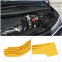 Be In Your Mind Poignée de verrouillage de capot de voiture compatible avec Citroën, Peugeot et Tianyi - 7934C5 7934E7 - Jaune