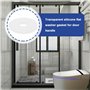 Be In Your Mind 80 Pièces Joints Plats en Silicone Transparent Diamètre Extérieur 19mm Diamètre Intérieur 6mm épaisseur 1,5mm po