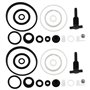 Be In Your Mind Lot de 2 Crics Hydrauliques Horizontaux 50 Mm Voiture Outils Réparation Kit Tiges Cric Cric Voiture Pièce Cric V
