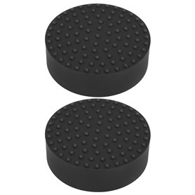 Be In Your Mind Lot de 2 patins de cric en caoutchouc de diamètre 48 mm d'épaisseur 14 mm Convient pour les selles de cric de 50