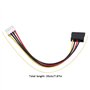 Be In Your Mind Lot de 2 câbles adaptateur d'alimentation 4 broches vers SATA femelle pour disque dur compatible avec enregistre