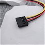 Be In Your Mind Lot de 2 câbles adaptateur d'alimentation 4 broches vers SATA femelle pour disque dur compatible avec enregistre