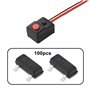 Be In Your Mind Lot de 100 transistors AO3401 SMD SOT-23 à canal P MOSFET transistor à effet de champ 4,2 A 30 V