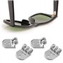 Be In Your Mind 4 Paires de Charnières de Lunettes 6 Mm pour Monture de Lunettes Réparation de Charnières pour Lunettes de Solei