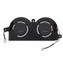 be in your mind Ventilateur de Processeur 4 Broches pour Ordinateur Portable Compatible avec Dell Séries XPS 13 9370 9380 0980WH