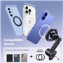UGREEN Support Téléphone Voiture Magnétique pour MagSafe Porte Smartphone Auto Réglable Haut et Bas Pose Portable Grille Aératio