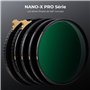 K&F Concept 72mm Filtre CPL+ND2-32 2 en 1 1 à 5 f-Stops et Polarisant sans Croix X en Cuivre Ultra Fin HD Imperméable Anti des R
