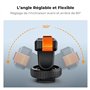 K&F Concept Support Rotule Extension à Dégaement Rapide Magnétique pour DJI Osmo Action 3/4/5 Pro DJI Osmo 360