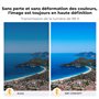 K&F Concept Filtre ND8 ND16 ND32 ND64 Densité Neutre Fixé Compatible avec DJl Mavic 4 Pro Nano-revêtements Étanche Anti des Rayu