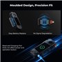 K&F Concept Cage en Aluminium et Bouchon d'objectif Doigts Pliants Mousse Anti-Vent Compatible avec Insta360 X5