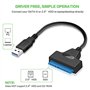 ENJOY-UNIQUE Câble adaptateur SATA 22 broches vers USB 3.0 pour disque dur 2,5" pour ordinateur portable HDD SSD 20 cm