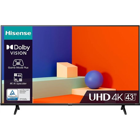 Hisense 43E63KT Téléviseur LED 43 Pouces UHD 4K Smart TV
