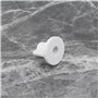 Create idea Lot de 6 rondelles d'écrous pour siège de toilette - Filetage M6 - Fixation inférieure de siège de toilette - Matéri