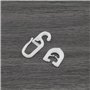 Create idea Lot de 50 paires de glissières de rideaux en plastique blanc compatibles avec Scania Truck R-S Series Rideaux coulis