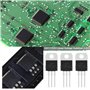 Create idea Régulateur de Tension Linéaire LD1117V33 5 Pièces Régulateur à Faible Chute Transistor 3 Broches Régulateurs de Tens