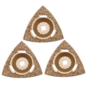 Create idea 3x Râpes Triangulaires en Carbure de Tungstène 78 Mm Adaptées Aux équipements de Coupe à Vibrations Courants Outil d