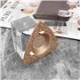 Create idea 3x Râpes Triangulaires en Carbure de Tungstène 78 Mm Adaptées Aux équipements de Coupe à Vibrations Courants Outil d