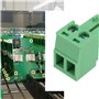 Create idea 5x Connecteurs PCB Enfichables Au Pas de 3,81mm Pièce de Rechange pour Prise d'alimentation NCE Borniers à 2 Broches
