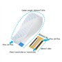 Create idea 2pcs Câbles Plats Flexibles et Adaptateurs 24 Broches Compatible avec Appareils Photo Caméscopes Numériques Ordinate