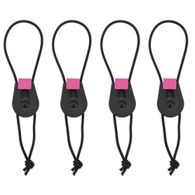 Create idea 4pc Sangles De Pêche De 18 cm Cordes élastiques pour Canne à Pêche Sangles d'emballage De Canne à Pêche Sangles De C