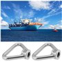 Create idea Lot de 6 écrous à œil de Levage M10 en Acier Inoxydable 304 écrous Filetés en Forme D'anneau Triangulaire