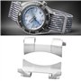 Create idea 1 paire de cosses incurvées de 20 mm x 9 mm compatibles avec les montres Seiko Diver en acier inoxydable style Oyste