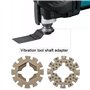 The Lord of the Tools 3 Pc Adaptateur d'arbre d'outil Oscillant Compatible avec Bosch Compatible avec Fein Compatible avec Multi