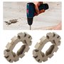 The Lord of the Tools 3 Pc Adaptateur d'arbre d'outil Oscillant Compatible avec Bosch Compatible avec Fein Compatible avec Multi