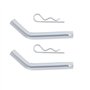 The Lord of the Tools 2 Lot Goupilles Attelage Remorque Et Clip de Rechange pour Barre Remorquage en Acier 5/8 Po (15
