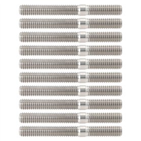 The Lord of the Tools 10pcs M6 Goujon de système de carburateur Goujons de collecteur d'échappement DIN 835 M6x18 à M6x30 Boulon