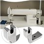 The Lord of the Tools Lot de 2 Pieds Passepoilés pour Machine à Coudre Industrielle 1/4" 36069L en Acier Droit Compatible avec B