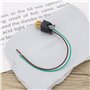 The Lord of the Tools 2 Pièces Connecteur Précâblé de Voiture à 2 Broches 4F0973702A 4F0973702 Compatible avec Audi Compatible a