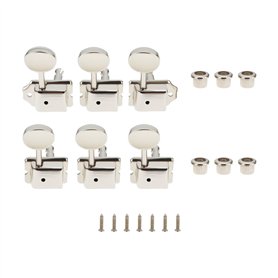 The Lord of the Tools Lot de 6 Mécaniques Vintage en Ligne pour Guitare 6 Mécaniques 1+4+1 28 X 17 Mm 25 X 17 Mm 0047912049 Comp