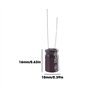 The Lord of the Tools 10pcs 220UF 50V Condensateur Radial UPW1H221MPD 16x10mm pour Audio Ordinateur Carte Mère