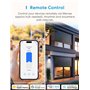 Meross Matter Enrouleur de Sangle Connecté, Enrouleur Volet Roulant (max. 45 kg, 6 m²), Compatible avec HomeKit Alexa et Google 