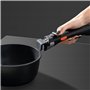 MasterPRO SHARE & PLAY | Ensemble de 10 ustensiles de cuisine empilables | Manche amovible | Peu encombrant | Fonte d'aluminium 
