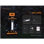 FENIX WT16R Lampe torche de travail rechargeable et éclairage de zone | 300 lumens | 115 m | 30 heures maximum | panneau latéral