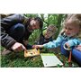 Hape Presse à Fleurs pour Enfants 5 Ans et Plus - Ensemble de Presse à Fleurs et Herbier d'art Fabriqué en Bambou Durable - Kit 