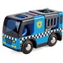 Jouet Hape Voiture de Police pour Circuit Train en Bois