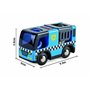 Jouet Hape Voiture de Police pour Circuit Train en Bois, Enfant 3 Ans et Plus - Jeu Éducatif Électrique avec Figurine et Sirène 