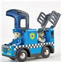 Jouet Hape Voiture de Police pour Circuit Train en Bois, Enfant 3 Ans et Plus - Jeu Éducatif Électrique avec Figurine et Sirène 